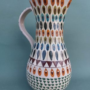Jarra de agua de 25 cm plumas