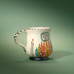 Taza mediana llamas
